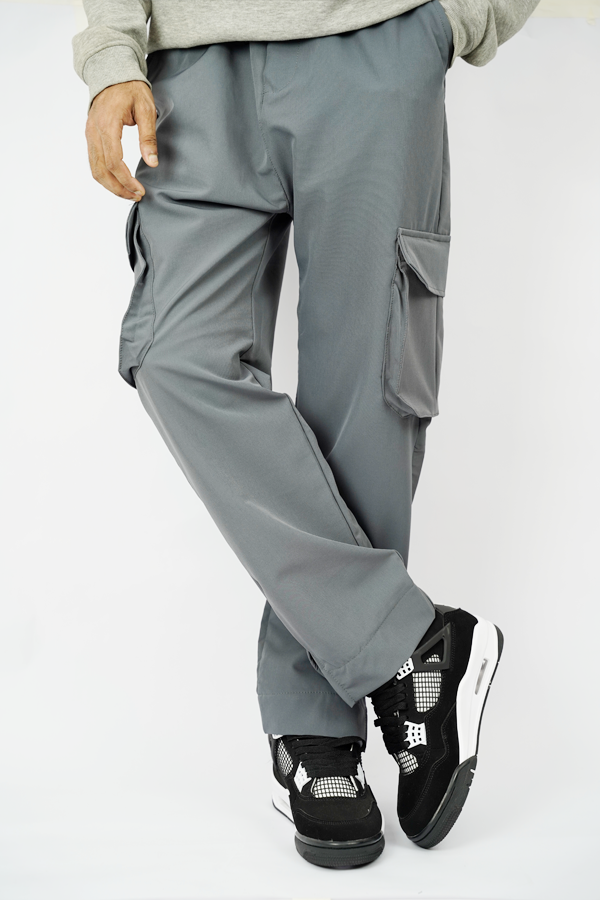 Classic Ash Gray Joggers-0848 SPLAYD