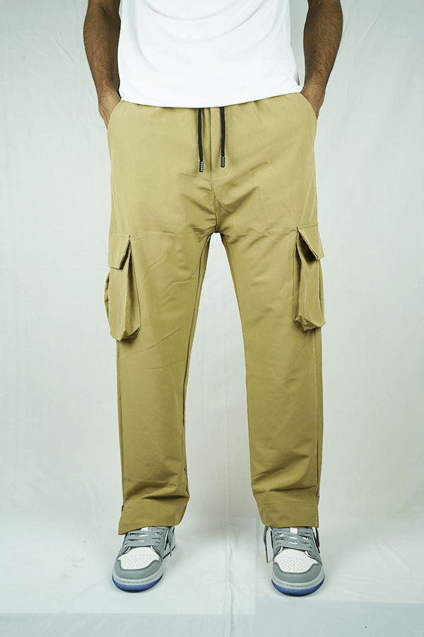 Classic Sand Brown Joggers-0849 SPLAYD