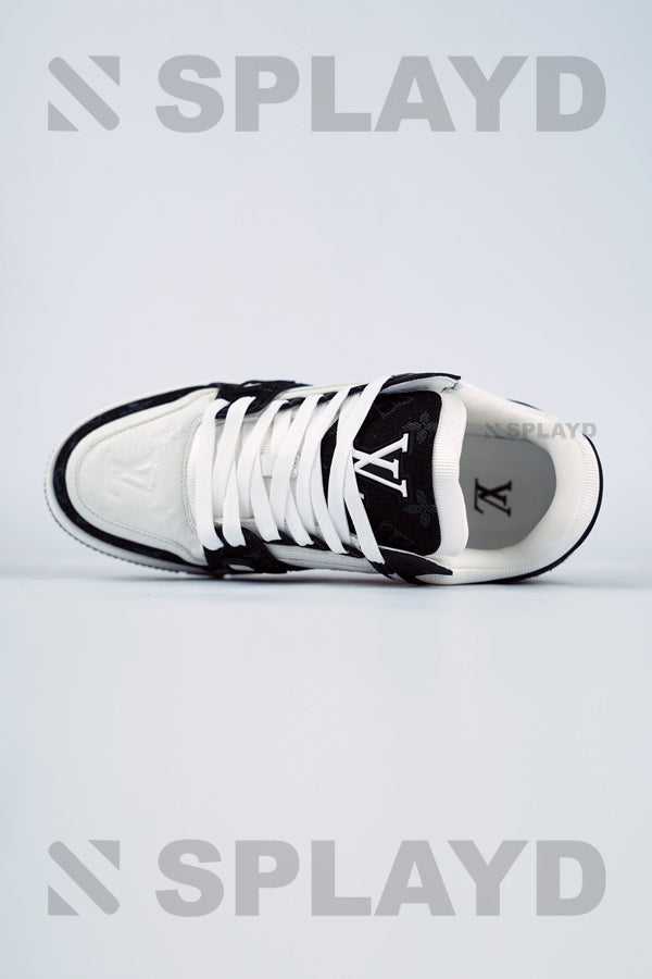 LV Trainer Monogram Denim White Black SPLAYD