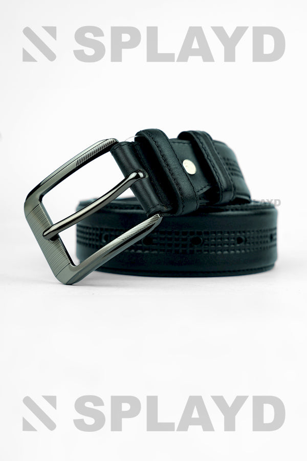 Regular Buckle Belt Black BLT-(0186)