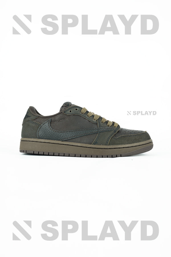 J-1 Low Traviscott Velvet Brown 1:1