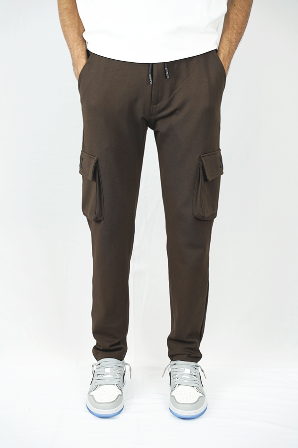 Exclusive Chocolate Brown Joggers-0850 SPLAYD