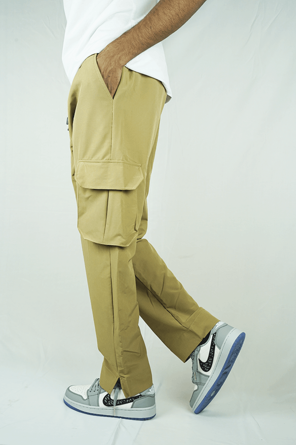 Classic Sand Brown Joggers-0849 SPLAYD