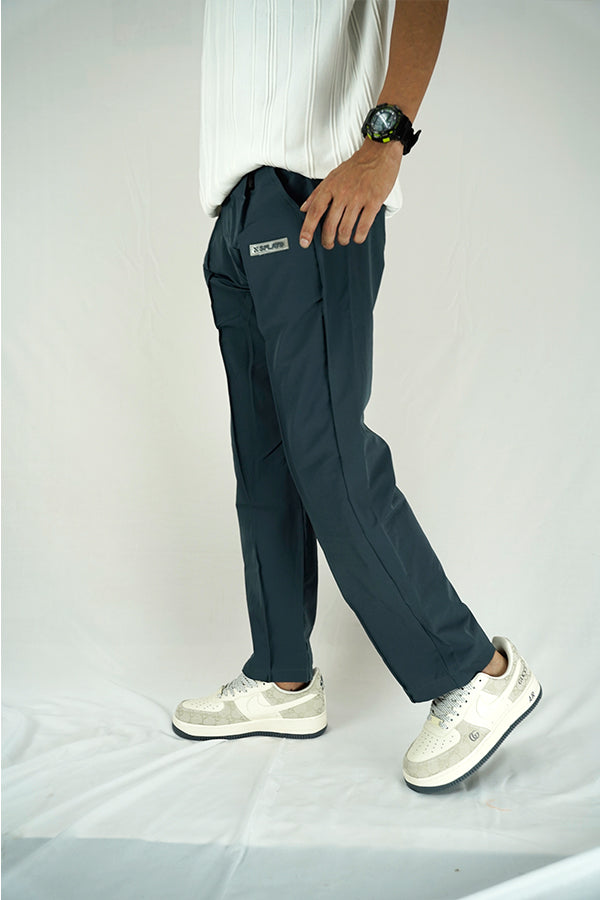 Classy Cool Blue Gray Joggers-0845 SPLAYD
