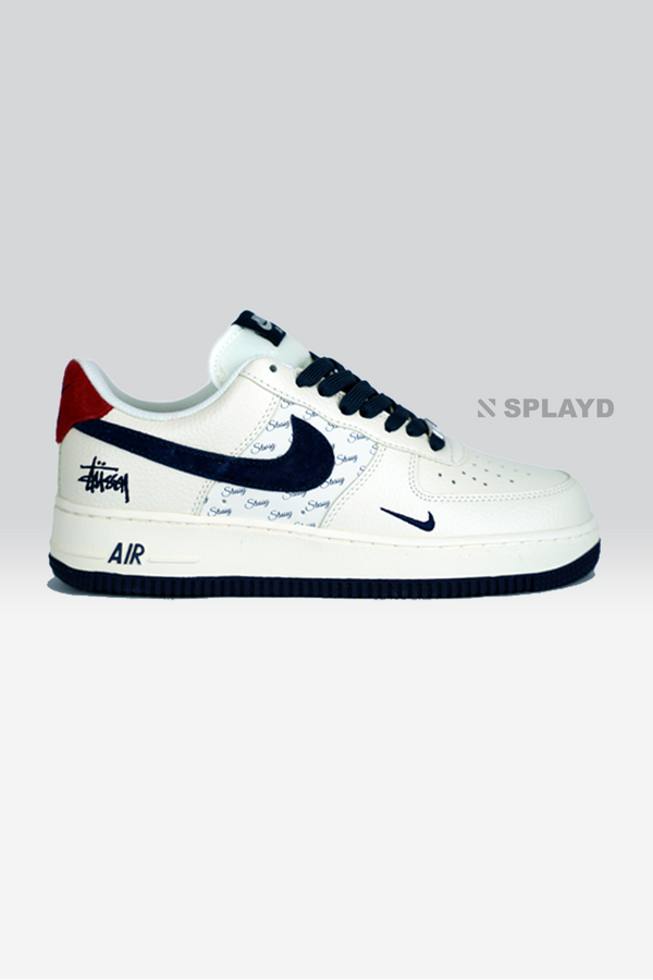 AF-1 Stussy Blue Red SPLAYD