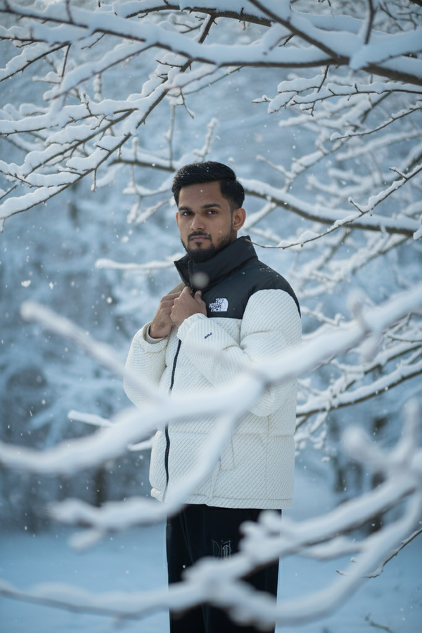 The North Face White Jacket BJ-3029 SPLAYD