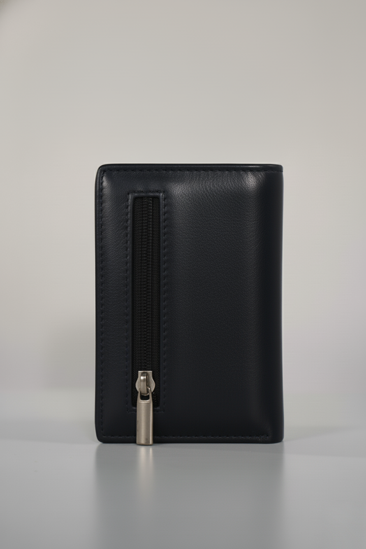 Pop Up Blue Leather Wallet PW-00130 SPLAYD