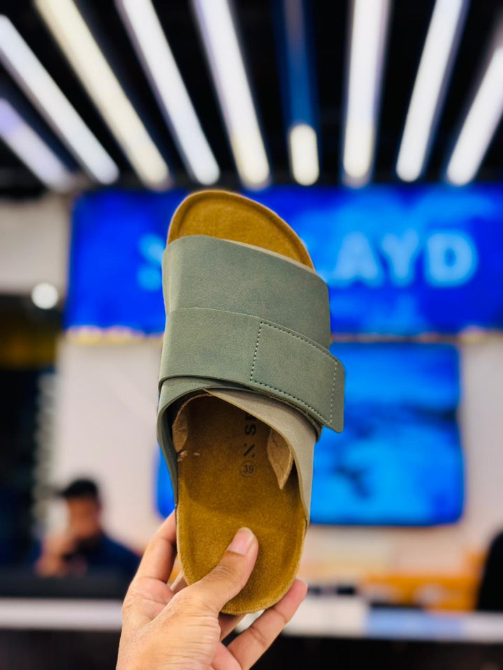 Splayd Cork Green Sandals SS-00513 SPLAYD