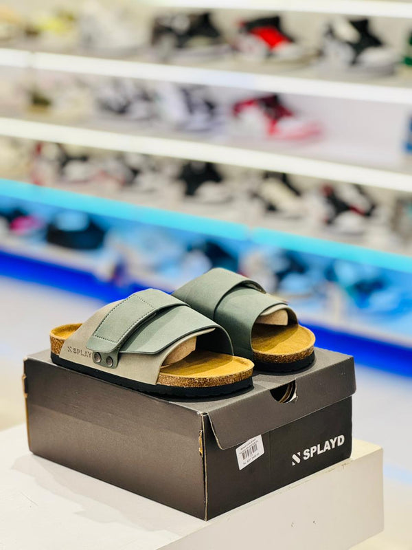 Splayd Cork Green Sandals SS-00513 SPLAYD
