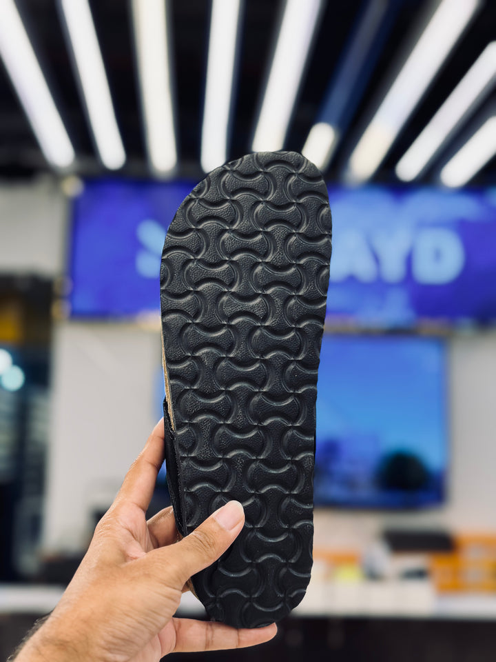 Splayd Cork Black Sandals SS-00501 SPLAYD