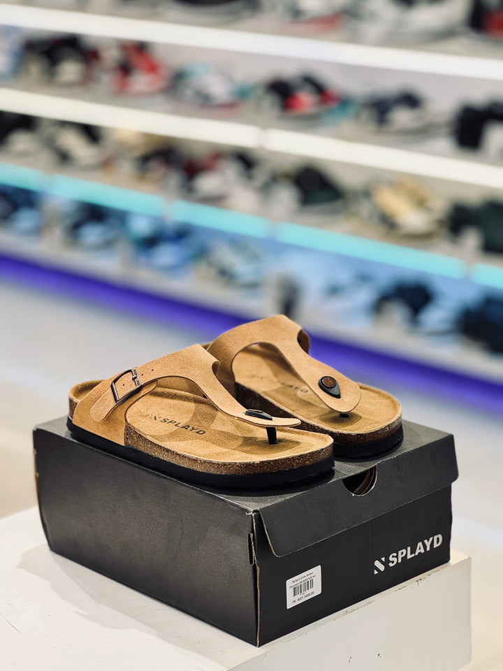 Splayd Cork Brown Sandals SS-00508 SPLAYD