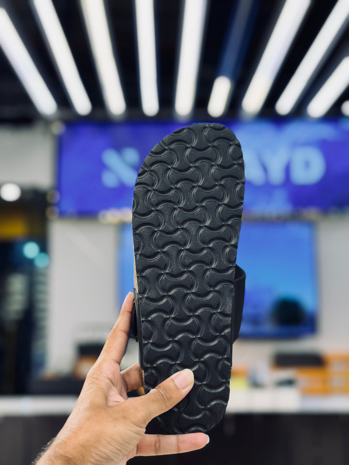 Splayd Cork Black Sandals SS-00503 SPLAYD