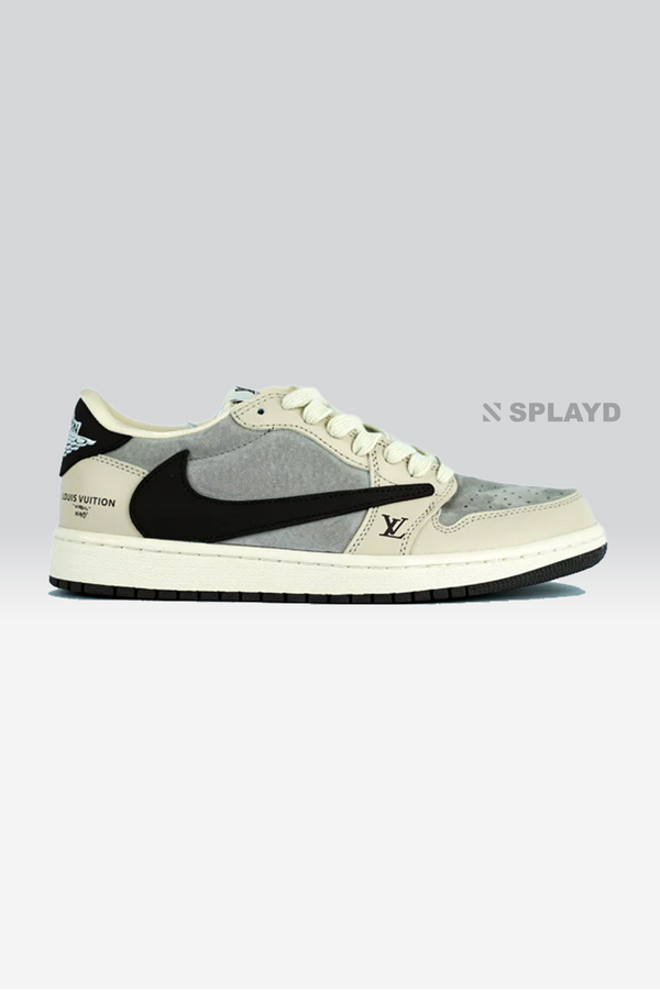 J-1 Low Travis Scott LV Beige Brown SPLAYD
