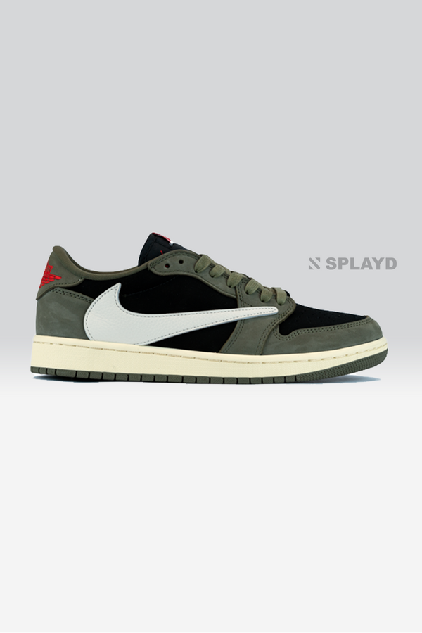 J-1 Low Traviscoot Black Olive 1:1 SPLAYD