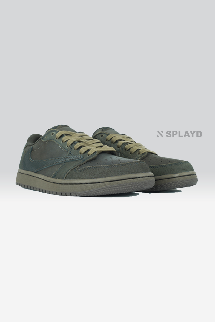 J-1 Low Traviscott Velvet Brown 1:1 SPLAYD