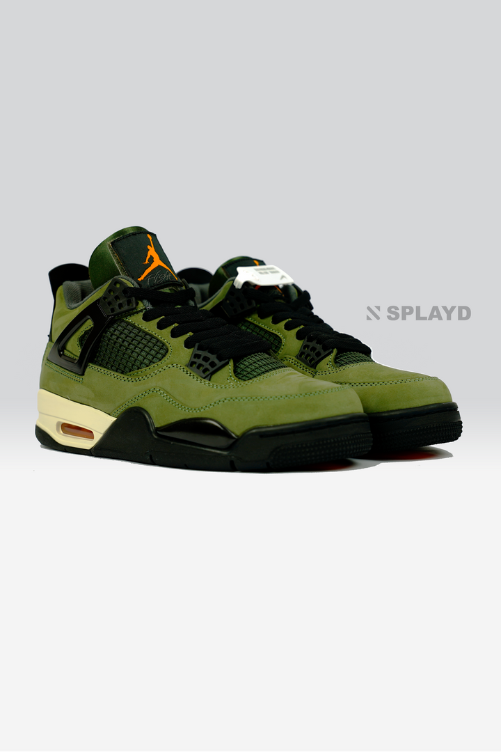 Jordan-4 Undefeated Black Green 8800 SPLAYD