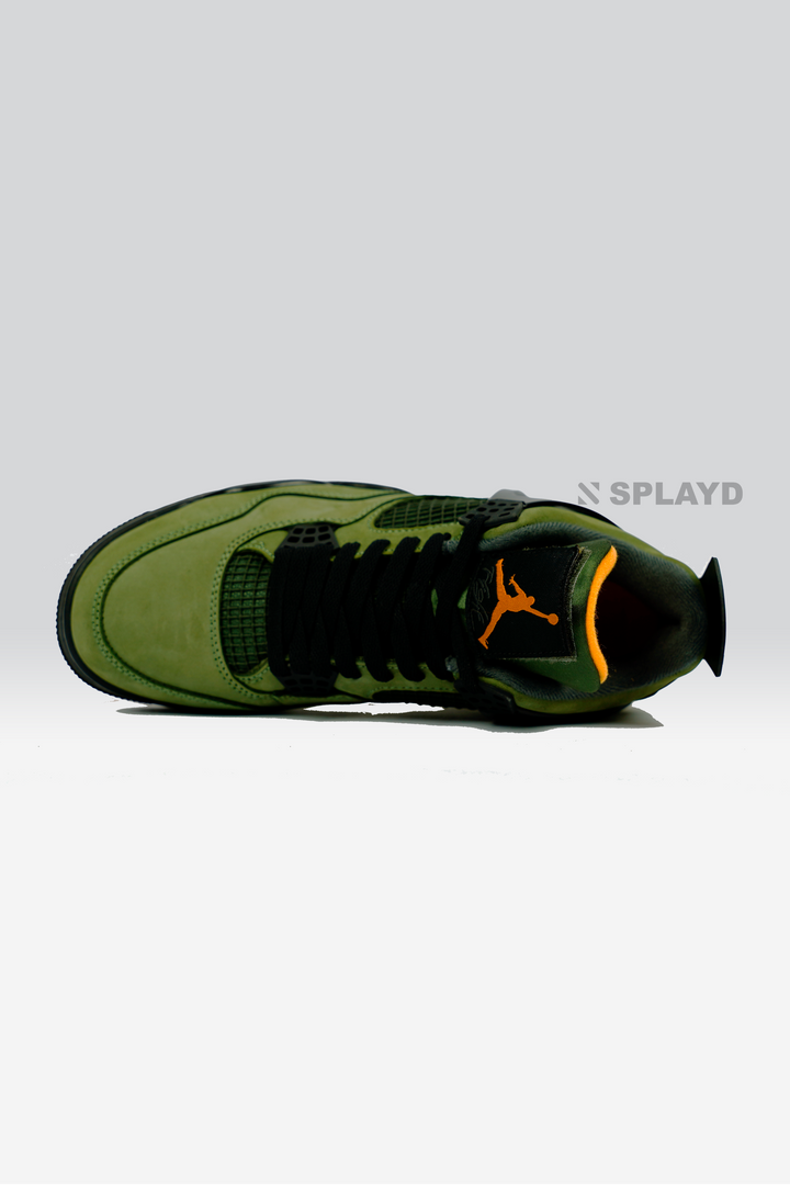 Jordan-4 Undefeated Black Green 8800 SPLAYD