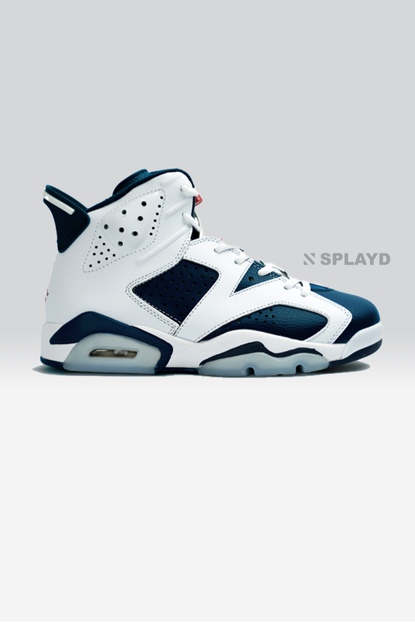 Jordan-6 Olympic White Navy 1:1 Splayd