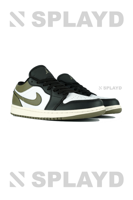 Jordan 1 Low Black Toe Medium olive 1:1