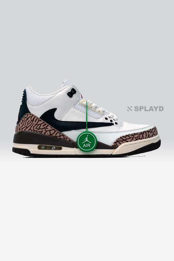 Jordan 3 Travis Scott Tan Brown SPLAYD