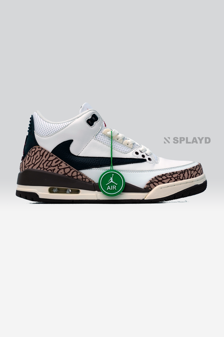 Jordan 3 Travis Scott Tan Brown SPLAYD