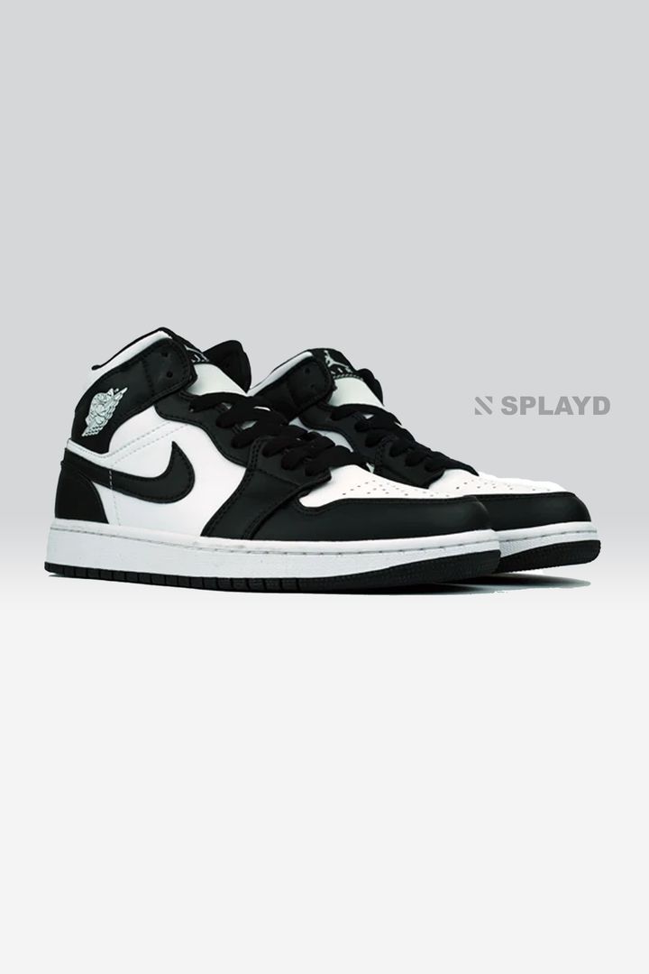 Jorden 1 Mid White Black Panda SPLAYD