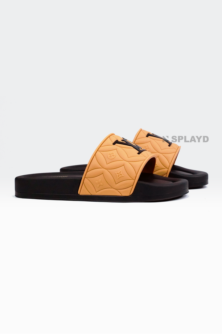 LV Monogram Brown Slide SPLAYD