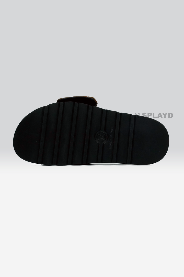 LV Pool Pillow Brown Slide SPLAYD