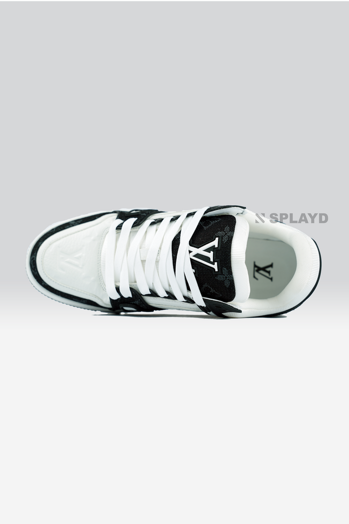 LV Trainer Monogram Denim White Black SPLAYD