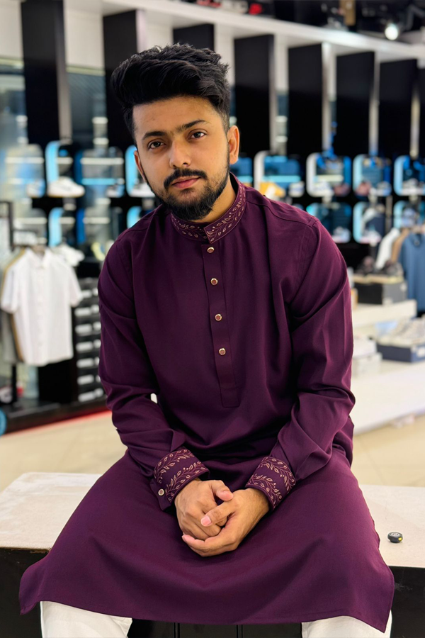 Looks Oxblood Red Panjabi-0536 Splayd