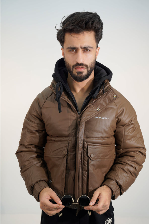 Bomber Arra Brown Jacket BJ-3051 SPLAYD