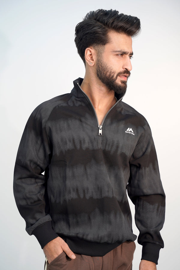 Mount Black Zip Sweatshirt SS-3312 SPLAYD