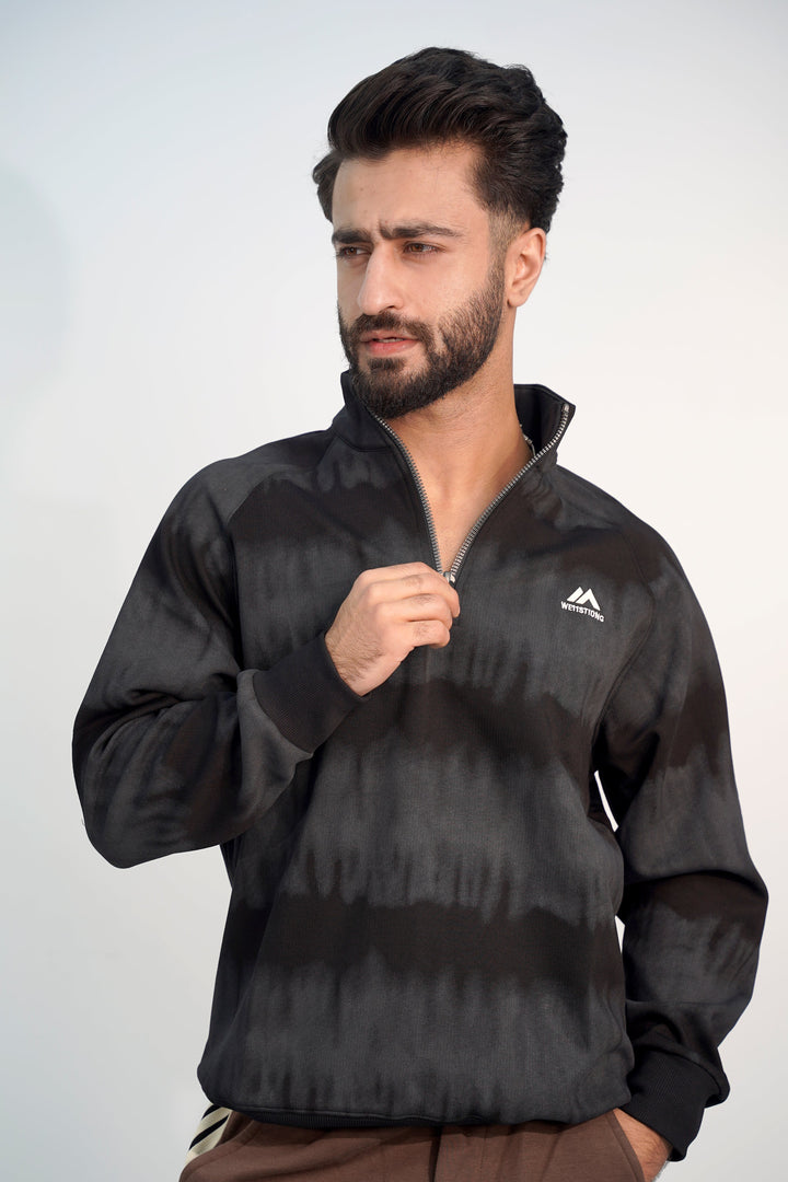 Mount Black Zip Sweatshirt SS-3312 SPLAYD