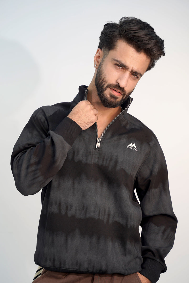 Mount Black Zip Sweatshirt SS-3312 SPLAYD