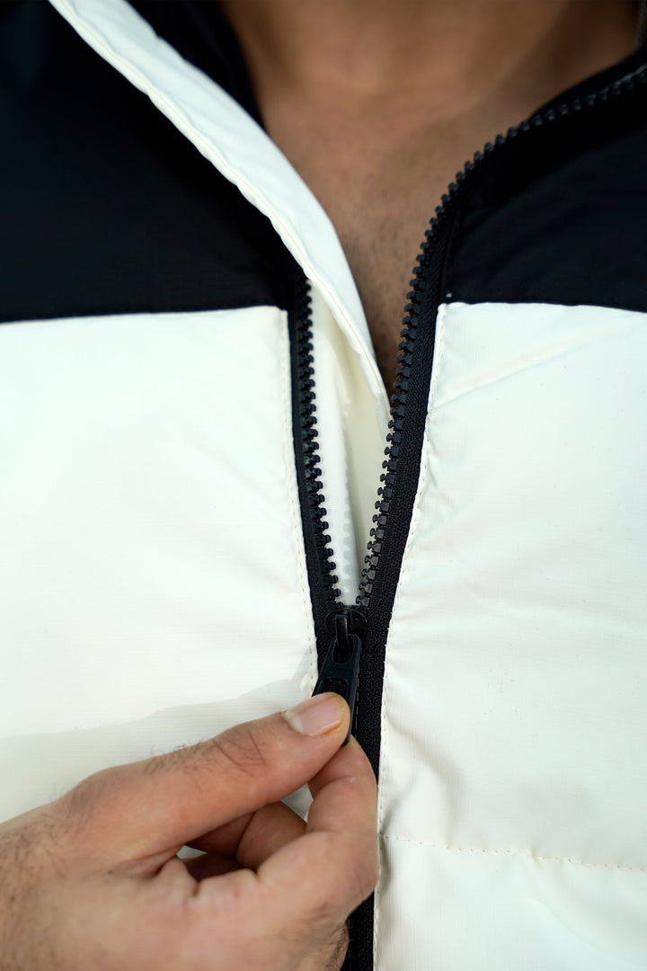 Nike Puffer White Jacket BJ-3073 Splayd