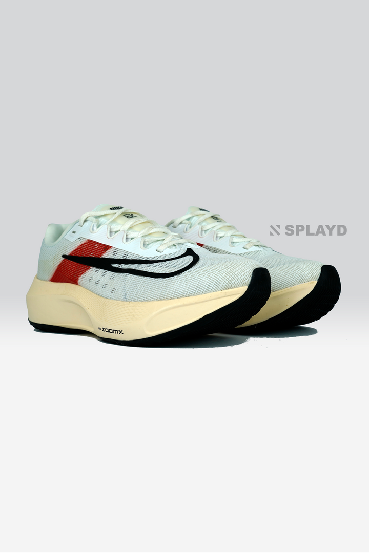 Nike Zoom Fly 5 White Red SPLAYD