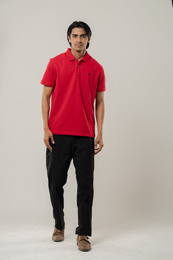 RL Scarlet Red Polo Shirt PS-0271