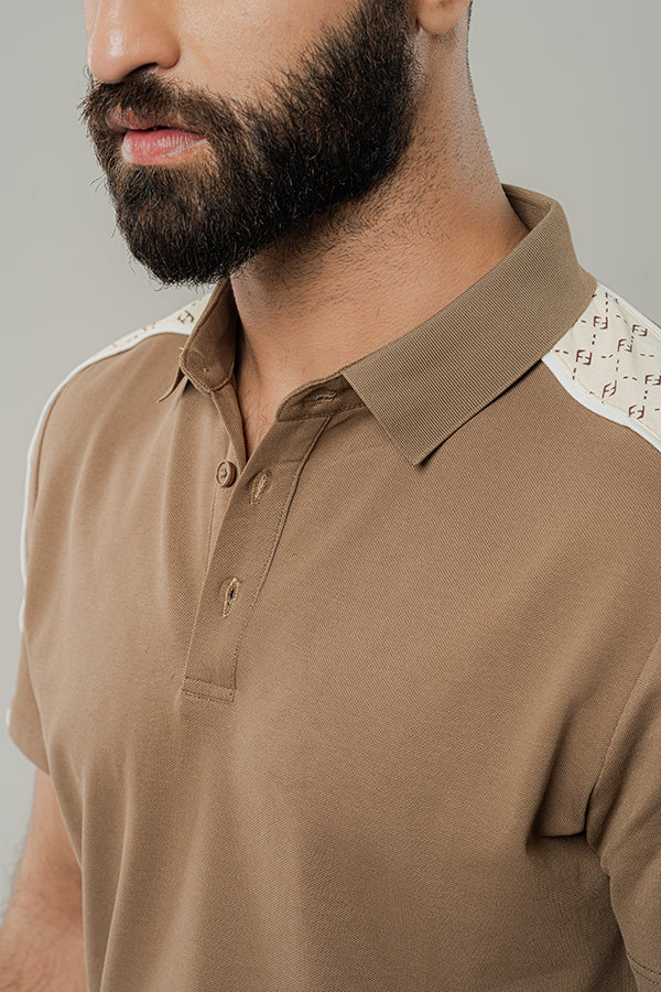 FF Wood Brown Polo Shirt PS-0276 SPLAYD