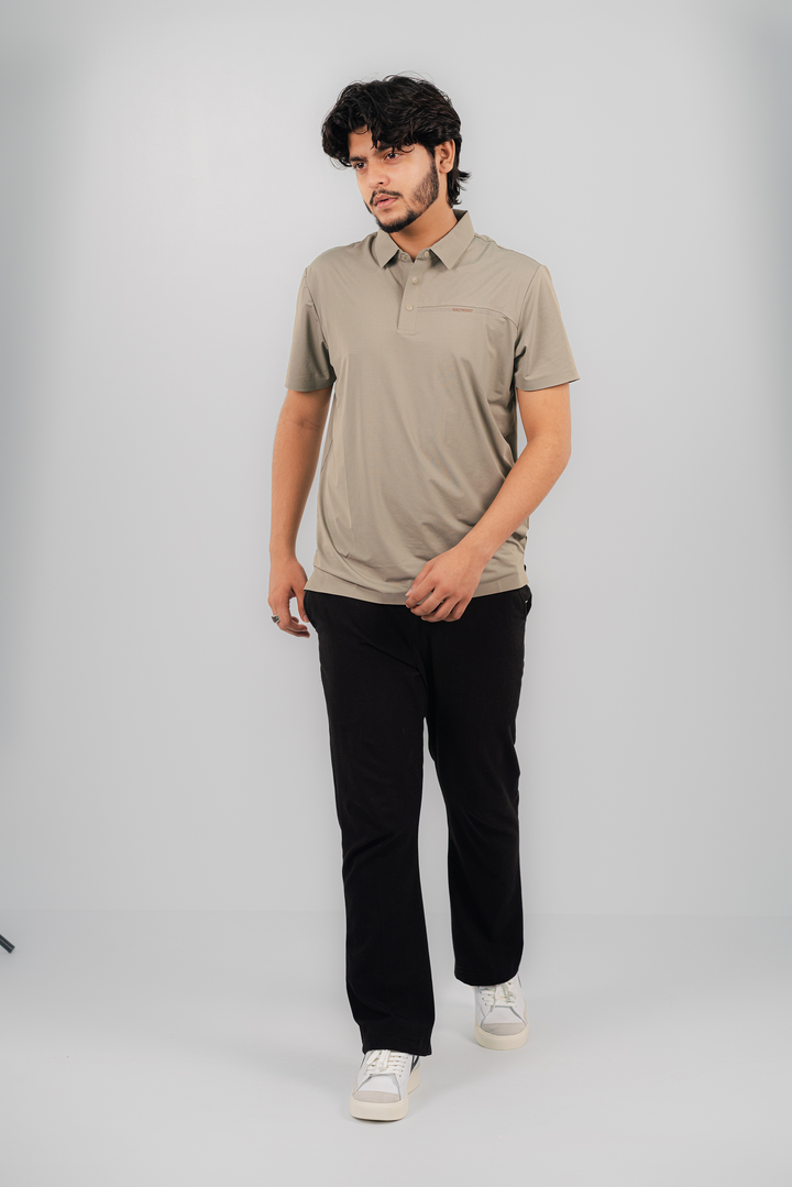 Saltanat Smoke Gray Polo Shirt PS-2034 SPLAYD