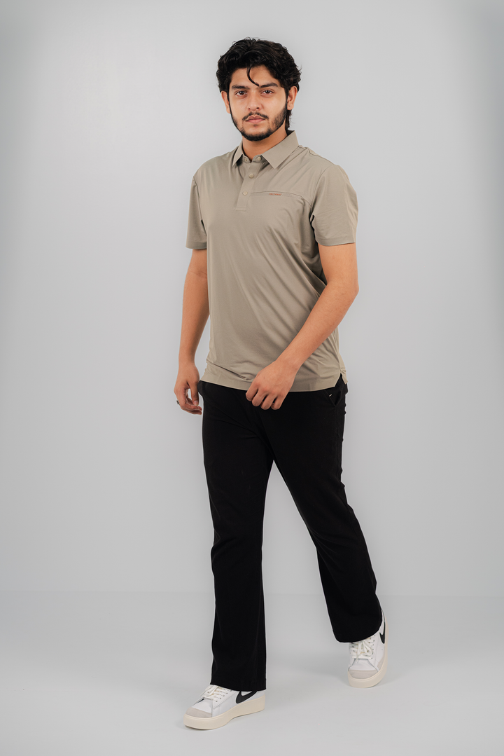 Saltanat Smoke Gray Polo Shirt PS-2034 SPLAYD