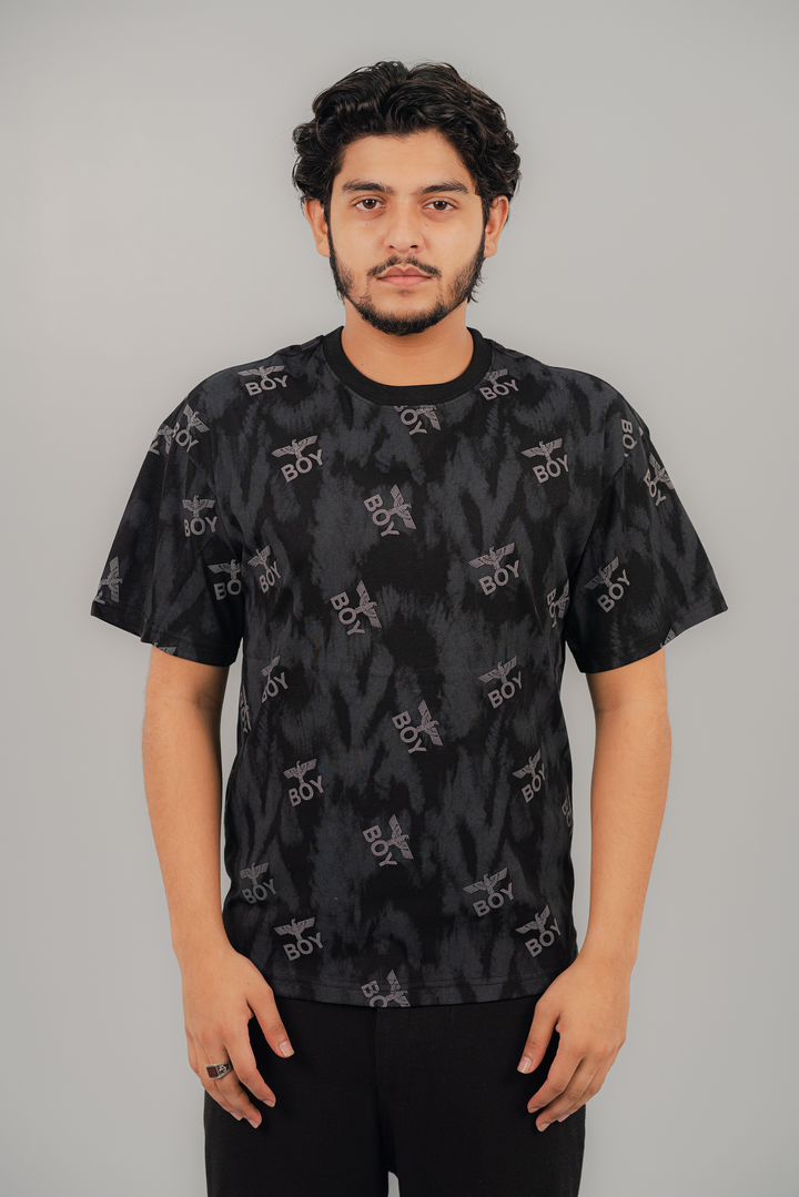 Boy Black T-Shirt TS-2245 SPLAYD