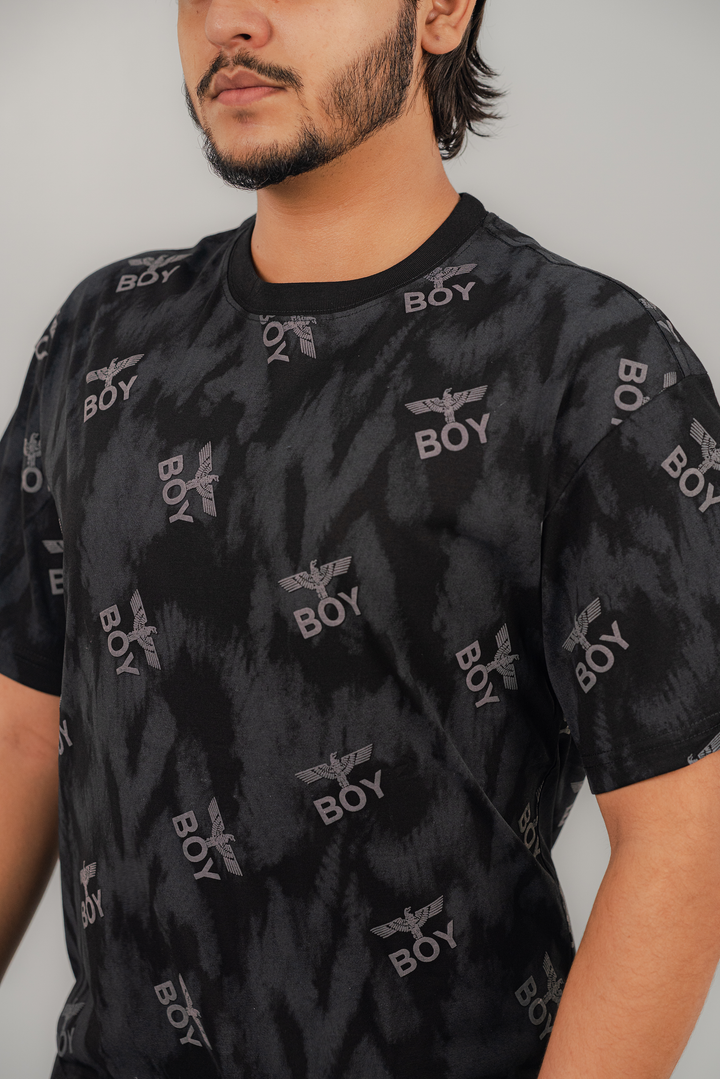 Boy Black T-Shirt TS-2245 SPLAYD