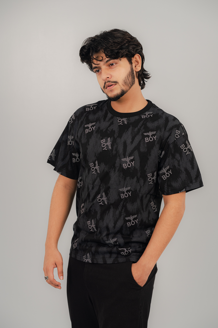 Boy Black T-Shirt TS-2245 SPLAYD