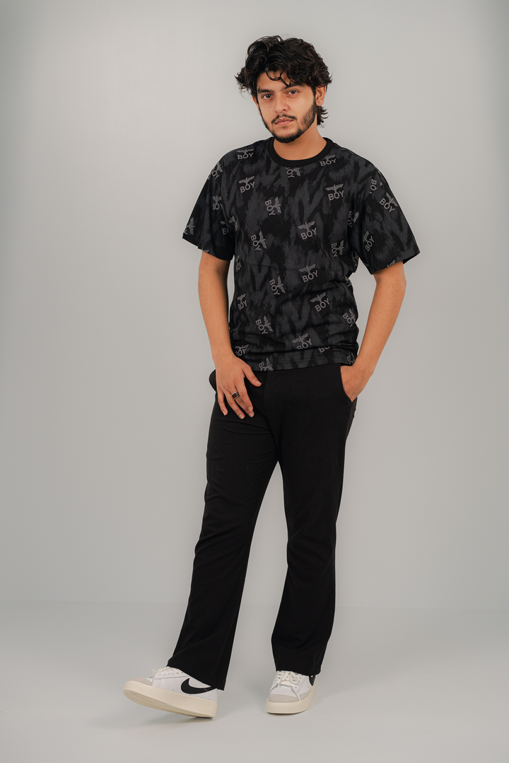 Boy Black T-Shirt TS-2245 SPLAYD