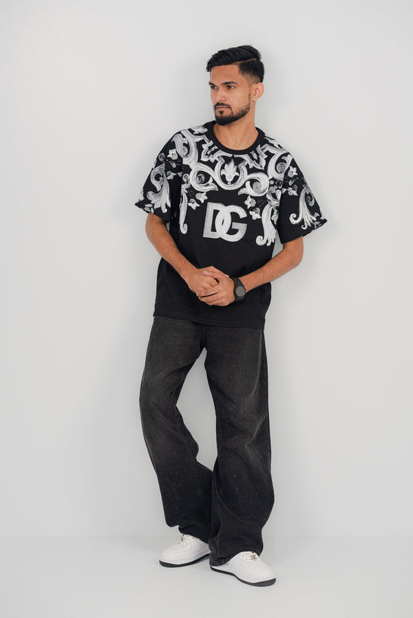 DG Bandanna Black T-Shirt TS-2247 SPLAYD