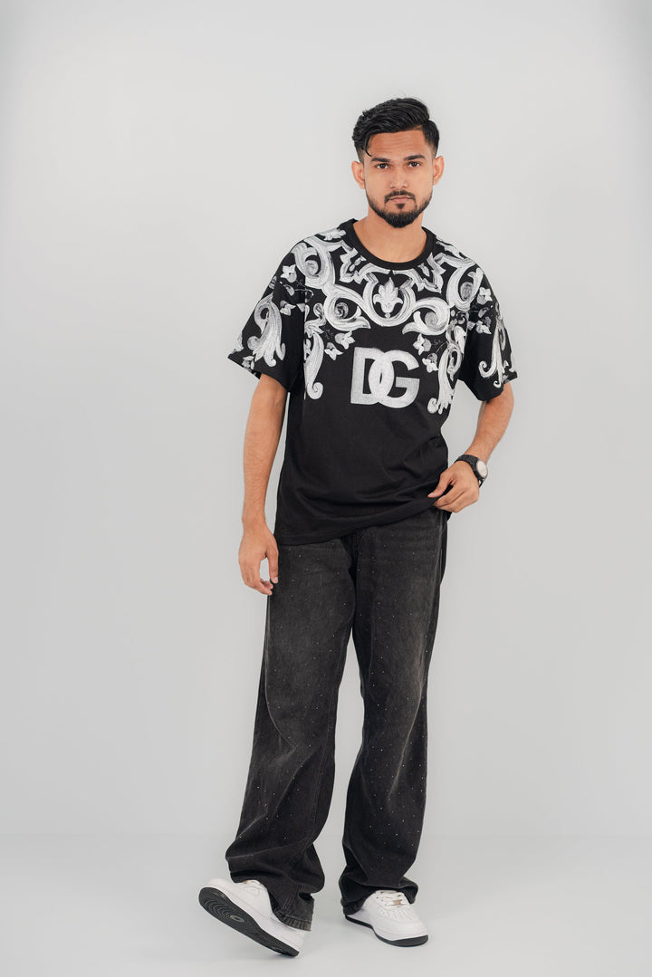 DG Bandanna Black T-Shirt TS-2247 SPLAYD