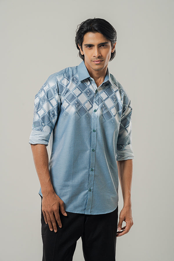 Splayd Platinum Full Sleeve Shirt-0260 SPLAYD