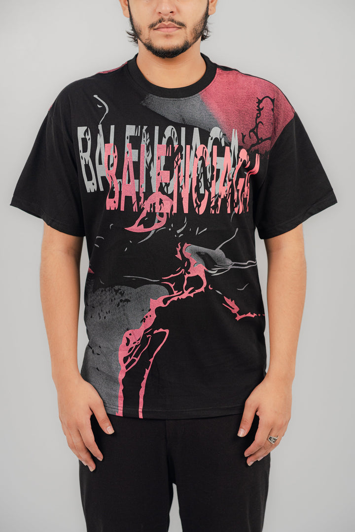 Balenciaga Black Pink T-Shirt TS-2250 SPLAYD
