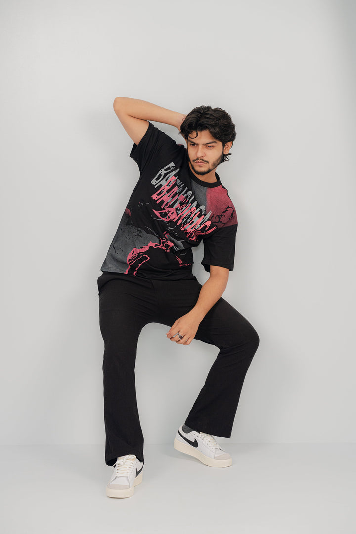 Balenciaga Black Pink T-Shirt TS-2250 SPLAYD