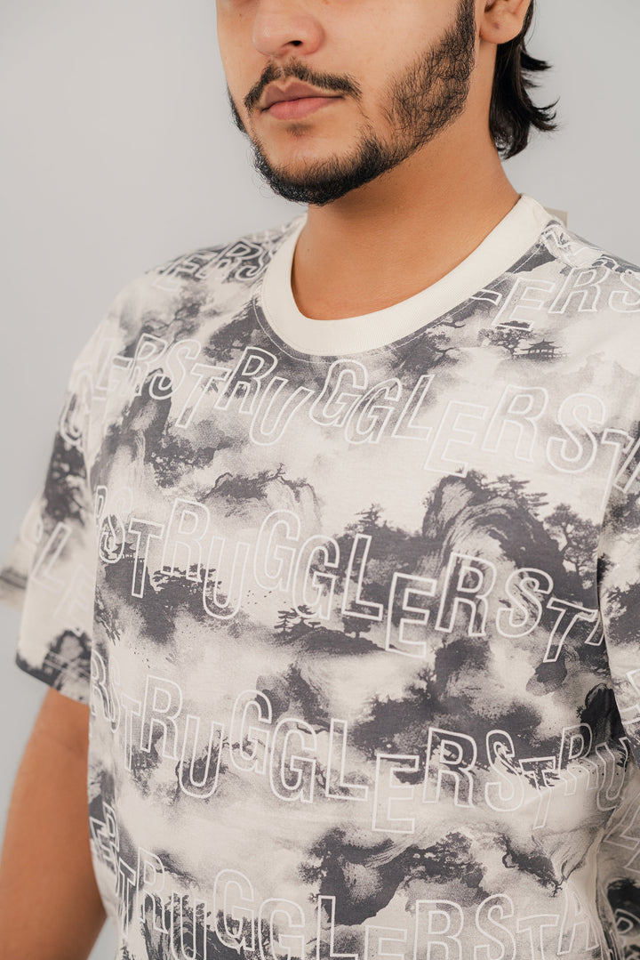 Struggle Off-White T-Shirt TS-2235 SPLAYD